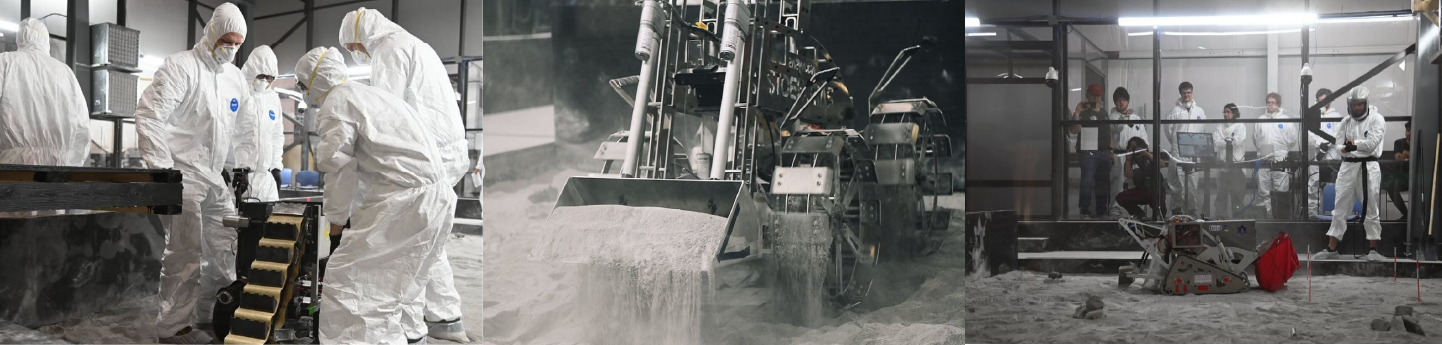 Space Resource Technologies regolith bin facility